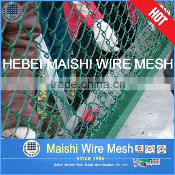 PVC coated and galvanized 50mm opening 2.5mm chain Link fence