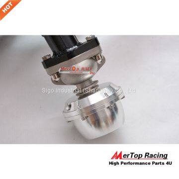 MERTOP 3mm Thick Black Coated Niss** Skyline GTR R32 R33 R34 RB26DET RB26 T4 TWIN TOP MOUNT Manifold +38mm Wastegate photo-3