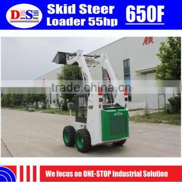 650kg Mini Loader Skid Steer 55hp Skid Steer Loader Attachments WECAN 650F Mini Skid Steer Loader photo-4
