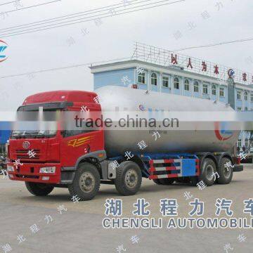 JieFang 8X4 lpg storage tank truck for sale