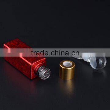 6ml Empty UV Crackle Colored Rectangular Shape Perfume Glass Bottles With Glass Stick Stopper for Essential Oil photo-6