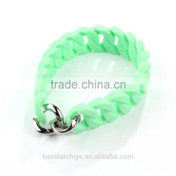 Newest Arrival Bright Color Fashion Silicone Bracelets 2017 photo-2