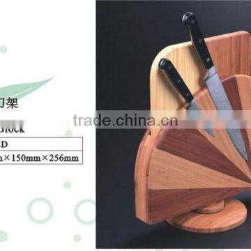 Bamboo Rotatable Knife Block