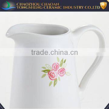 Bulk Price Stoneware Water Purifier Pitcher With Decals Factory Directly photo-3