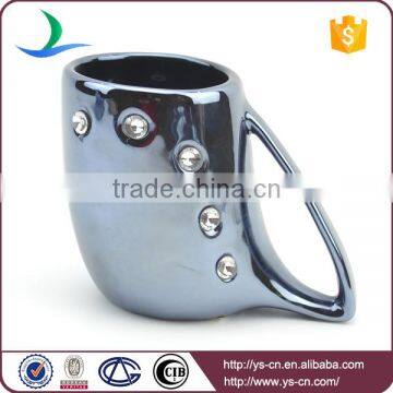 Wholesale Coffee Cup Set Ceramic Set With Diamond Design photo-5