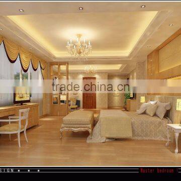 3D Rendering Luxurious Villa Design With Furniture Manufacturer