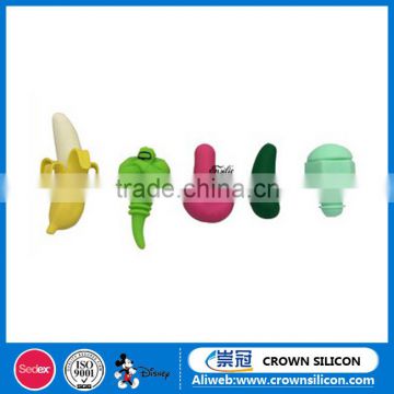 Keep The Wine Fresh Cute Silicone Wine Bottle Stoppers Silicone Wine Caps