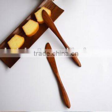 CY195 Dutch Wooden Cutlery Wooden Butter Knife Butter Knife Cheese Smear Jam Cake Knife Bakeware photo-2