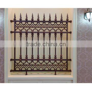 Garden Decoration Color Painted Garden Metal Aluminum Slat Fence Panels