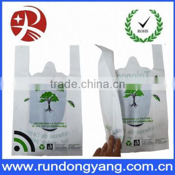 degradable hdpe or ldpe rolling bags/oxo biodegradable plastic bag