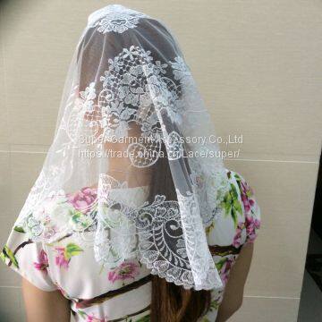 Spanish Lace Mantilla Embroidery Authentic Spanish Lace Mantilla Veils photo-4