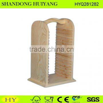 custom wooden dvd and cd display rack