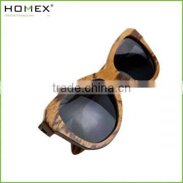 Latest custom high quality handiwork bamboo wooden sunglasses/custom wood sunglasses/HOMEX