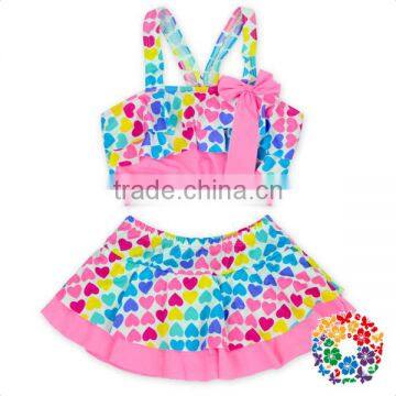 New Arrival Baby Girls Summer Two-Pieces Bikini Swimwear Toddler Boutique Skirt Swimsuits photo-4