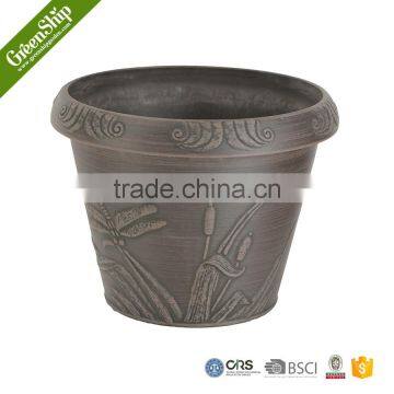 Big Morden Plain Coloful Hotel Cheap Clay Garden Pot