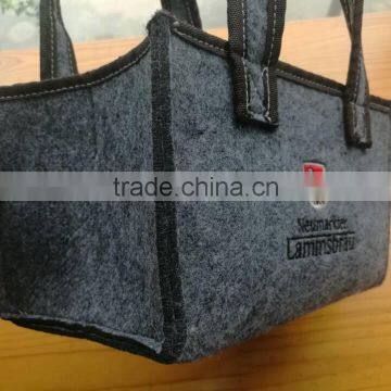 China Custom Logo Neoprene Wine Tote Bag Beer Handbag Bottle Bag photo-2