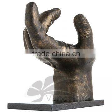 Popular Design Metal Craft Art Open Hand Sculpture