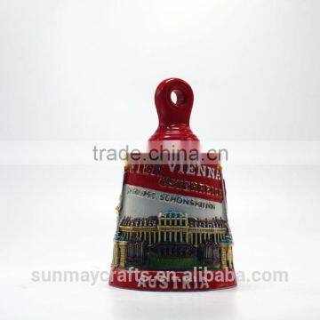 Wholesale Custom High Quality Austria Vienna Souvenir Ceramic Bell for Sale photo-3