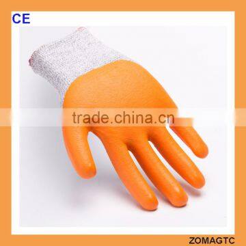PU Top Fit Grip Coated Industry Cut Resistant Safe Workshop Gloves photo-3