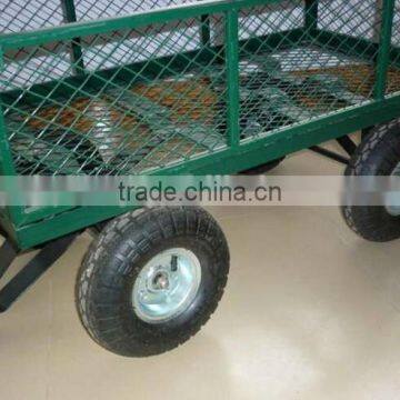 TC1840A Yellow and Green Tool 300kgs Utility Garden Trolley photo-5