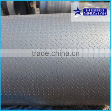 Chequered Hot Rolled Steel Coil, Steel Plate price per ton