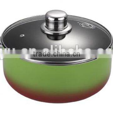 8pcs Rainbow Color Changing Aluminum Nonstick Cookware Set photo-4