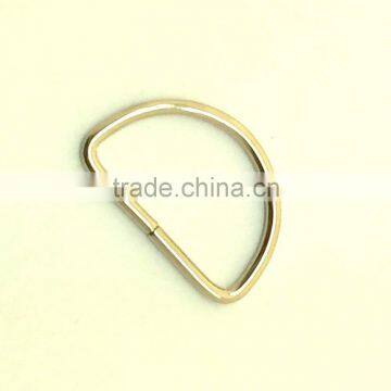 Nickel Finish Metal D Ring / Metal Hardware Ring / Steel Rings photo-2