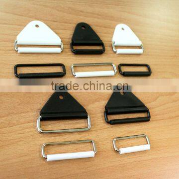 Black White Color Plastic NYLON Chafe With Metal Rectangle Ring and Roller photo-5