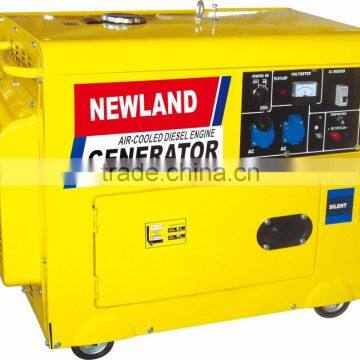 electric start soundproof 5kva diesel generator