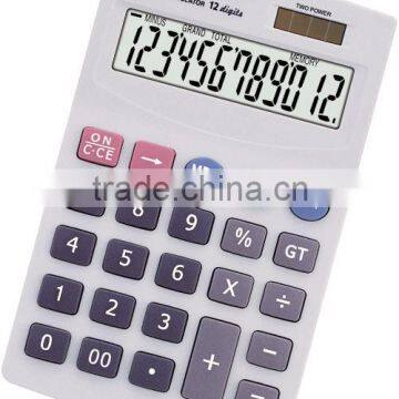 2016 big dislay and two power 12 digits scientific calculator PRS-512342