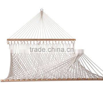 Garden Comfortable Double Rope Cotton Hammock with Carry Bag