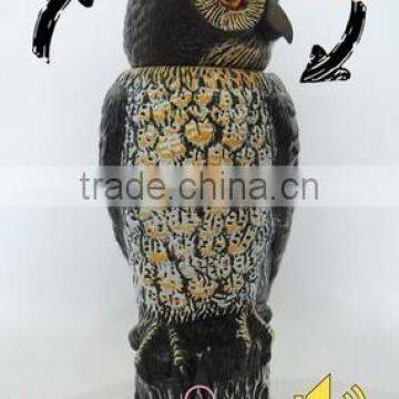 Smart Garden Owl With Plastic Bobbling Head Activated by Wind Action photo-5