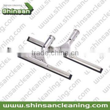 metal steel floor squeegee with rubber blade