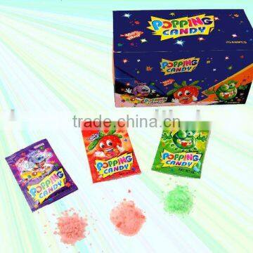 Magic fruit popping candy