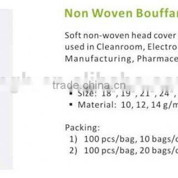 Disposable Bouffant Head Cap/ Hair Covers 24" photo-2