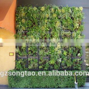 Songtao Natural Looking Green Artificial Vertical Green Grass Wall photo-6