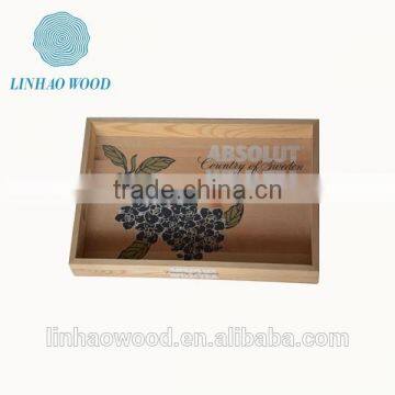 family used wooden fruits tray,factory supplied wooden food tray,party used wooden snacks storage tray