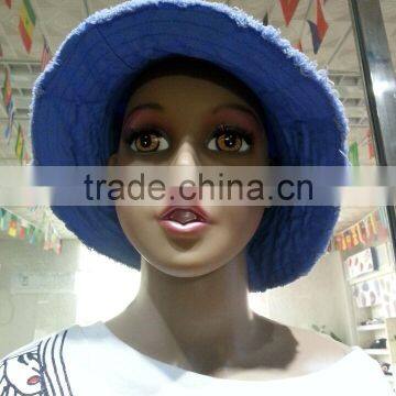 bucket hat / Cotton Polyester Denim Fabric bucket hat