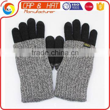 Fashion Multifunction Knitted Winter Screen Touch Gloves for smartphones two-piece suit