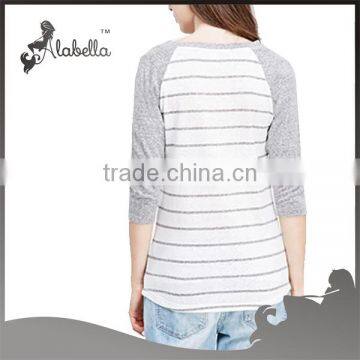 3/4 Sleeve Shirts Wholesale t Shirts for t Shirts Stripes Designs photo-2
