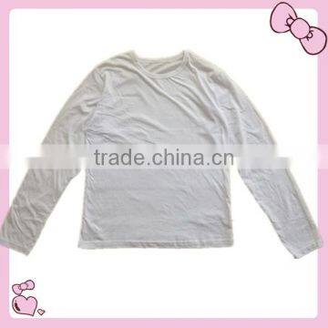 Apparel Stocklots Kids Blank T-shirt Color White Wholesale photo-2