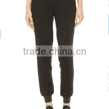 Wholesale Hemp Gray and Custom Color 100% Cotton Spring Pants for Women Long Pant Woman Sport Trousers photo-2