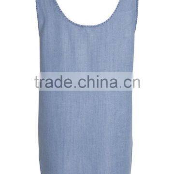 Fashion Good Quality Tencel Shell Women's t Back Tank Top photo-5