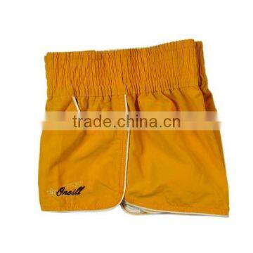 Cheap Price Solid Color Women Boardshorts/beach Shorts With Embridery