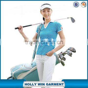 2015 Latest Fashion Design Woman Golf Tshirt High Quality Polo t Shirt photo-2