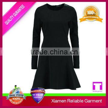 New Model Dress Knee-length Fat Girl Party Prom Dress photo-4