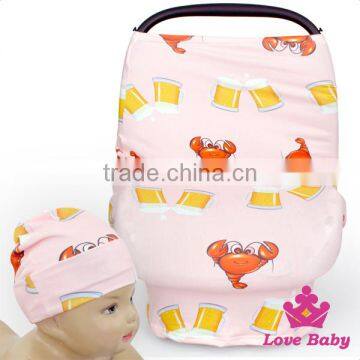 CT-85 Lovebaby FAUX SUEDE Printed Fox And Tree Baby Cover For Baby Carriage photo-3