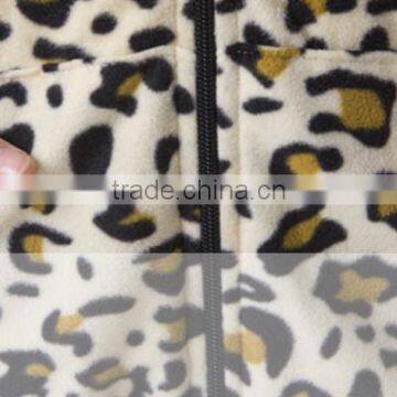Polar Fleece Fashion Women Sleepwear Wholesale Leopard Sexy Adult Onesie photo-4
