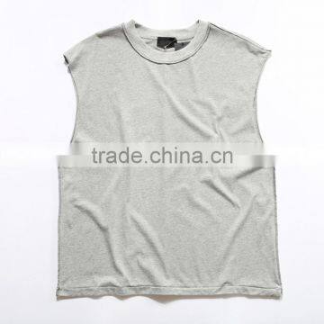 Custom New Fashion Boys & Girls Cotton Blank Tops / Tank Top T13366 photo-4