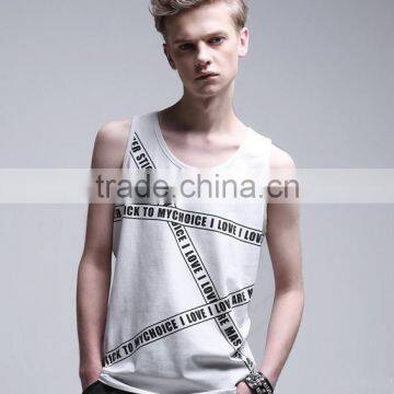 New Men's T-Shirt Tank Top In Gym Muscle Singlet Low Price Tank Top Mens Sports